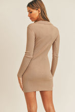 Load image into Gallery viewer, Button Up Ribbed Mini Shirt Dress For Women โ Ribbed Dress, Button-Up Shirt Dress, Mini Shirt Dress, Casual Dress, Stylish Shirt Dress, Versatile Mini Dress