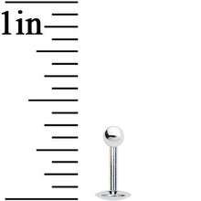 Load image into Gallery viewer, 16G 1/4 Internally Threaded 3mm Ball Tragus Cartilage Earring