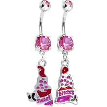 Load image into Gallery viewer, Sweet Bitches Cupcake Best Friends Belly Ring Set