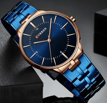 Load image into Gallery viewer, Men's Waterproof Watch With Shining Bracelet In Five Modern Designs Perfect Gift For Your Loved One