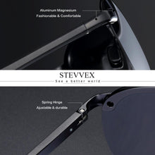 Load image into Gallery viewer, New Men Luxxury Elegent Sunglasses Pilot Driving Polarized Aluminum Magnesium Driving Glasses For Male and Women With UV400 Protection