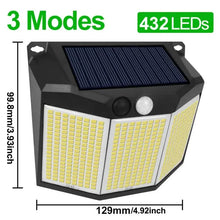 Load image into Gallery viewer, 432 LED Solar Garden Wall Lights