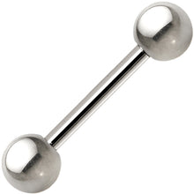 Load image into Gallery viewer, 14G Grade 23 Solid Titanium Barbell 1/2 5mm