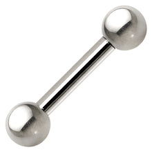 Load image into Gallery viewer, 14G Grade 23 Solid Titanium Barbell 5/16 4mm