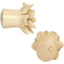 Load image into Gallery viewer, 7/16 Organic Crocodile Wood Lily Hand Carved Plug Set