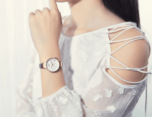 Load image into Gallery viewer, Elegant Women's Analog Quartz Watch With Leather Belt Waterproof Wristwatch Excellent Design Perfect Gift