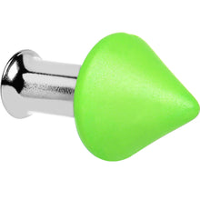 Load image into Gallery viewer, 4G Green Neon Cone Stainless Steel Plug