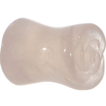 Load image into Gallery viewer, 0G Natural Rose Quartz Blooming Flower Stone Saddle Plug Set