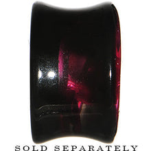 Load image into Gallery viewer, 18mm Black Acrylic Pink Metallic Rose Flower Plug