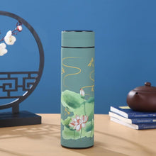 Load image into Gallery viewer, 450mln Style Intelligent Thermos Bottle Classical Style Touch Display Stainless Steel Vacuum Flask Mug Water Bottles Temperature Display Insulated Vacuum Insulated 304 Stainless Steel Water Bottle Heat Resistant Insulated Water Bottle