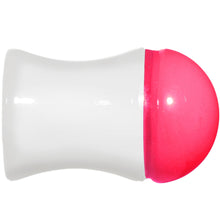 Load image into Gallery viewer, 0G White Neon Pink Acrylic Saddle Plug