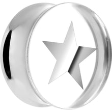 Load image into Gallery viewer, 18mm Clear Acrylic Star Saddle Plug