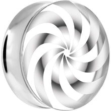 Load image into Gallery viewer, 26mm Clear Acrylic Pinwheel Saddle Plug