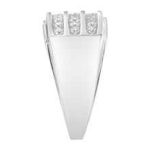 Load image into Gallery viewer, 14K White Gold Men's Diamond Channel Set Band Ring (1 cttw, H-I Color, SI2-I1 Clarity)