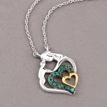 Load image into Gallery viewer, 0.24 Carat Genuine Emerald .925 Sterling Silver Pendant