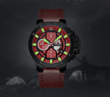 Load image into Gallery viewer, Men's Casual Waterproof Watch With Chronometers And Fluorescent Hands Excellent Design Perfect Gift