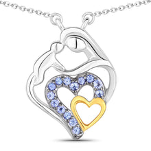 Load image into Gallery viewer, 0.28 Carat Genuine Tanzanite .925 Sterling Silver Pendant