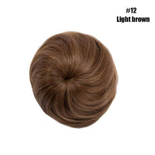 Load image into Gallery viewer, 45g Hair Bun Women Chignon Synthetic Hair Extension Donut Chignon Roller Hairpieces Fake Hair Bun Drawstring Ponytail Clip in Hair Extension For Volumized Hair Buns For Girls