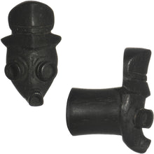 Load image into Gallery viewer, 7/16 Organic Arang Wood Gas Mask Hand Carved Plug Set