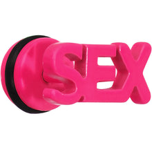 Load image into Gallery viewer, Pink Neon Enamel Sex Cheater Plug