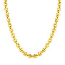 Load image into Gallery viewer, 14k Yellow Gold Polished Oval Link Necklace