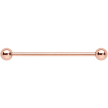 Load image into Gallery viewer, 14G 1 1/4 Rose Gold Plated Straight Barbell