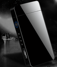Load image into Gallery viewer, Lighter - Electric Lighter Modern Metal Windproof Double ARC Plasma Lighter USB Rechargeable with Battery Indicator