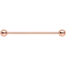 Load image into Gallery viewer, 14G 1 3/8 Rose Gold Plated Straight Barbell