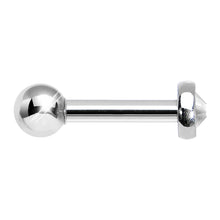 Load image into Gallery viewer, 3mm Clear Gem Tragus Cartilage Barbell Earring