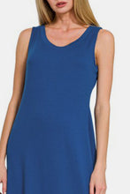Load image into Gallery viewer, Scoop Neck Wide Strap Tank Dress – Simple, Comfortable, and Versatile Scoop Neck Design for All-Day Wear