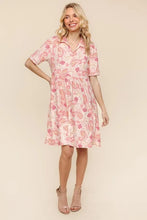 Load image into Gallery viewer, Fit and Flare Paisley Print Knit Dress For Summer – Paisley Print Dress, Fit and Flare Dress, Knit Dress, Classic Paisley Dress, Feminine Knit Dress