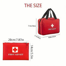 Load image into Gallery viewer, Portable First Aid Kit for Camping, Hiking & Outdoor Activities