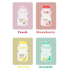 Load image into Gallery viewer, 480ml Plastic Water Bottle Tour Drinking Bottle Shape Cute Lovely Milk Carton Shaker Bottle for Kids / Girl /Adult Glass Fruit Water Bottle Without 480ml BPA Pretty Water Bottles of Strawberry Milk Heat Resistant Water Bottles