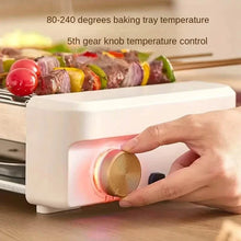 Load image into Gallery viewer, 4-in-1 Multifunctional Sausage Grill – Non-Stick, Adjustable Temp, Removable Pan, Kitchen & Dorm Use