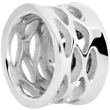 Load image into Gallery viewer, 18mm Stainless Steel Heart and Scrolls Saddle Plug