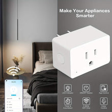 Load image into Gallery viewer, 2-Pack: WiFi Smart Plug – 15A, Timer & App Control, Works with Alexa & Google Home