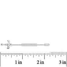 Load image into Gallery viewer, 14G 1 1/2 Adjustable Sword Industrial Barbell