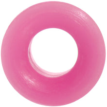 Load image into Gallery viewer, 6G Neon Pink Silicone Glow in the Dark Double Flare Tunnel