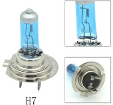 Load image into Gallery viewer, 2 Pcs Car Super Bright H7 Xenon Halogen Upgraded Bright White Headlight Front Headlight Light Bulbs Lamp 12V Car Accessories Crystal Vision Ultra Upgraded Bright White Headlight
