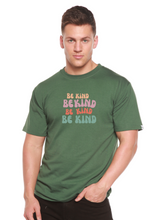 Load image into Gallery viewer, Be Kind Men's Bamboo Viscose/Organic Cotton Short Sleeve Graphic T-Shirt