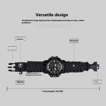 Load image into Gallery viewer, Military Survival Men Watch With Compass/whistle /scraper/Waterproof 30M Outdoor Men Sports G Style -Shock Watch Relogio Masculino