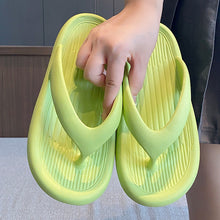 Load image into Gallery viewer, Womens Flip Flops Summer Beach Slides Slippers Home Indoor Outdoor Sandals Couples Candy Color Soft Lightweight Sandals For Women Anti Slip Casual Slippers Shower Beach Pool Bathroom Flat Slides Shoes
