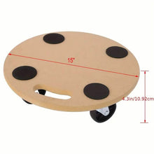 Load image into Gallery viewer, 2-Piece: Furniture Moving Dolly Heavy Duty Wood Rolling Mover