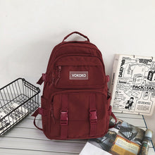 Load image into Gallery viewer, Campus Large Capacity Fashion Men's Backpack Ins New Trendy Small Canvas Mini Backpack For Women And Girls Anti-theft Shoulder Bag And School Bag For Teenager Girls