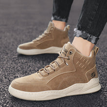 Load image into Gallery viewer, Business Men's High Quality Casual Shoes Fashion Trend Men's Sports Leather Shoes Comfortable Lace-Up Non-Slip Walking Shoes Leather Luxury Non-Slip Hiking Boots Outdoor Lightweight Shoes