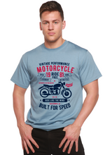 Load image into Gallery viewer, Motorcycle Ride Free Men's Bamboo Viscose/Organic Cotton Short Sleeve Graphic T-Shirt