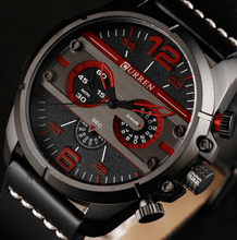 Load image into Gallery viewer, Men's Waterproof Retro Style Watch With Excellent Background, Chronometers Large Numbers Perfect Gift
