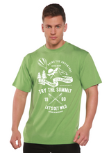 Load image into Gallery viewer, Try The Summit Spun Bamboo® Men's Bamboo Viscose/Organic Cotton Short Sleeve Graphic T-Shirt