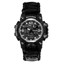 Load image into Gallery viewer, Survival Men Sports Watch With Outdoor Compass In Top Luxury Brand G Style Military Digital Watches Waterproof 50M relogio masculino