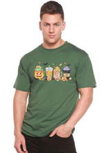 Load image into Gallery viewer, Happy Halloween Men's Bamboo Viscose/Organic Cotton Short Sleeve Graphic T-Shirt